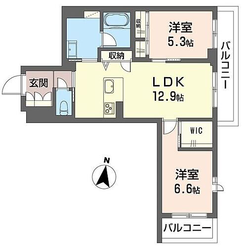 ラヴィエール浦和元町 2階 2LDK 賃貸物件詳細