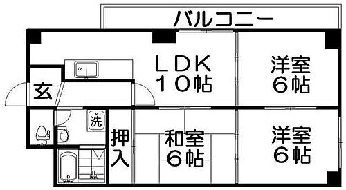 大阪府寝屋川市香里南之町 香里園駅 3LDK マンション 賃貸物件詳細