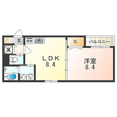 大阪府大阪市西成区聖天下1丁目 天下茶屋駅 1LDK アパート 賃貸物件詳細