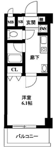 兵庫県西宮市末広町 西宮駅 1K マンション 賃貸物件詳細