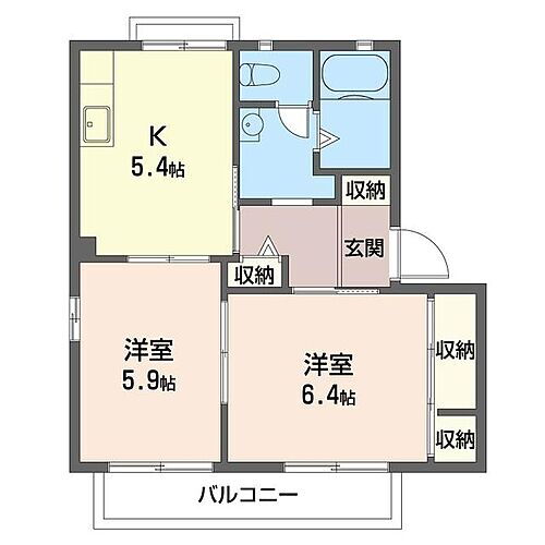 千葉県市原市五井西7丁目8-9 五井駅 2K アパート 賃貸物件詳細