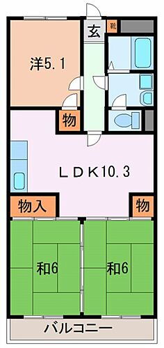 静岡県富士市石坂 吉原本町駅 3DK マンション 賃貸物件詳細
