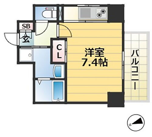 兵庫県神戸市兵庫区中道通1丁目 兵庫駅 1K マンション 賃貸物件詳細