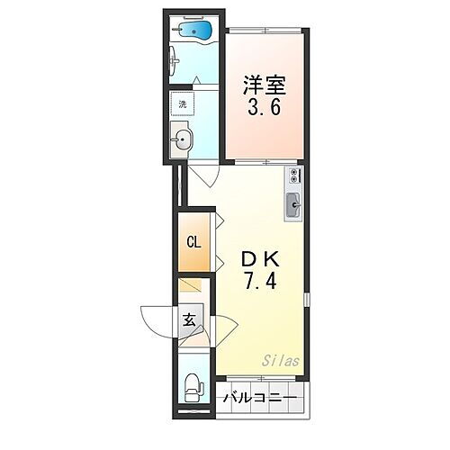 大阪府大阪市生野区中川東2丁目 北巽駅 1DK アパート 賃貸物件詳細