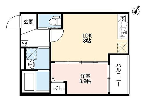 兵庫県尼崎市大庄西町3丁目 武庫川駅 1LDK アパート 賃貸物件詳細
