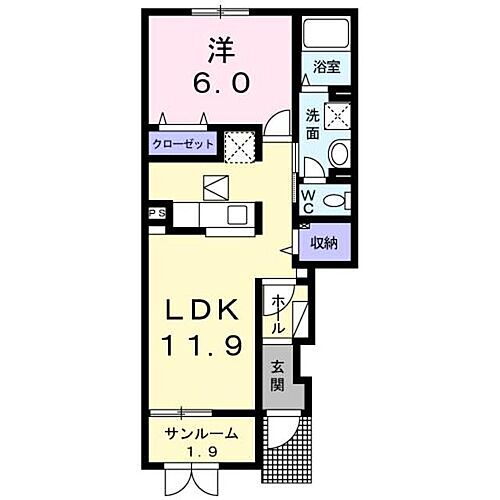 新潟県新潟市東区紫竹7丁目33番11号 新潟駅 1LDK アパート 賃貸物件詳細