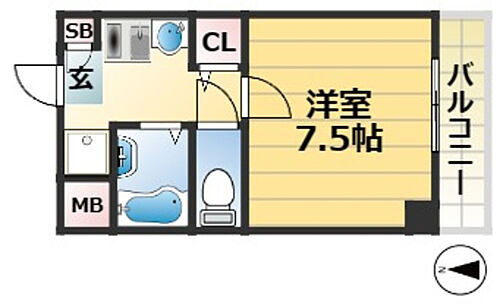 兵庫県神戸市灘区岩屋北町4丁目 灘駅 1K マンション 賃貸物件詳細