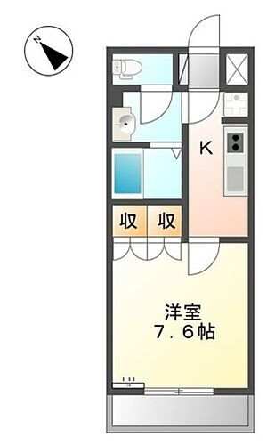 和歌山県和歌山市北島 和歌山市駅 1K アパート 賃貸物件詳細
