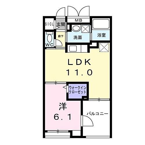 グレース 2階 1LDK 賃貸物件詳細