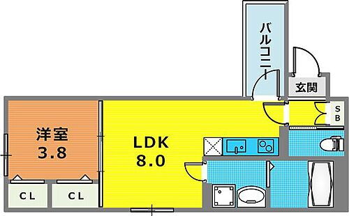 兵庫県神戸市兵庫区浜中町1丁目9-12 御崎公園駅 1LDK アパート 賃貸物件詳細