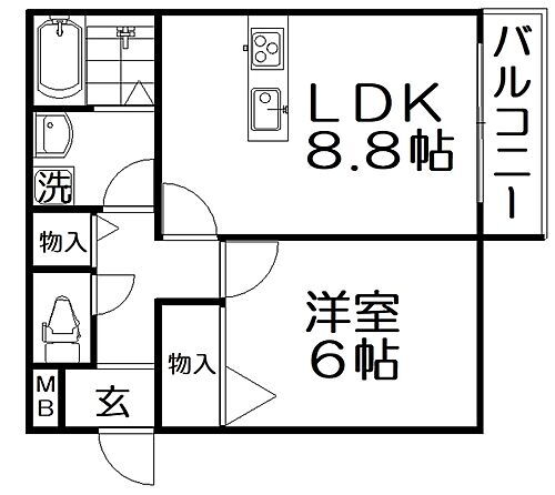 大阪府枚方市楠葉朝日1丁目2-32 樟葉駅 1LDK アパート 賃貸物件詳細