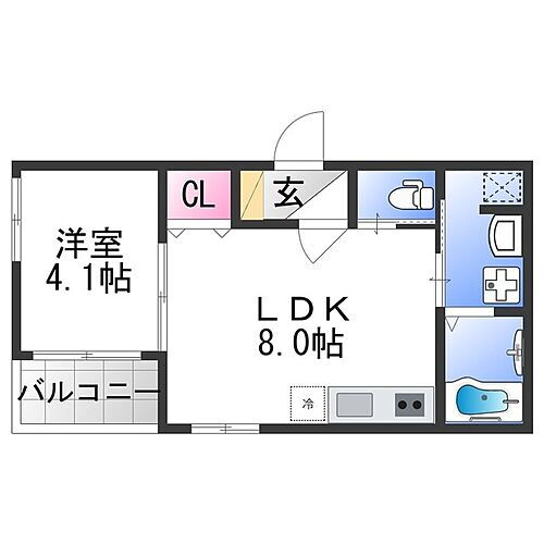 エヌアンドエスヴィラＩＩＩ 2階 1LDK 賃貸物件詳細