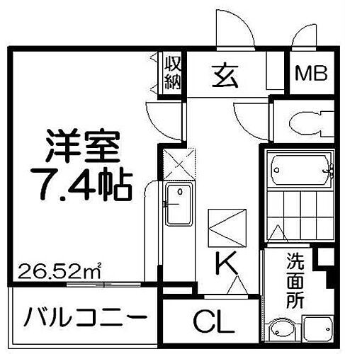大阪府枚方市楠葉中町 樟葉駅 1K アパート 賃貸物件詳細