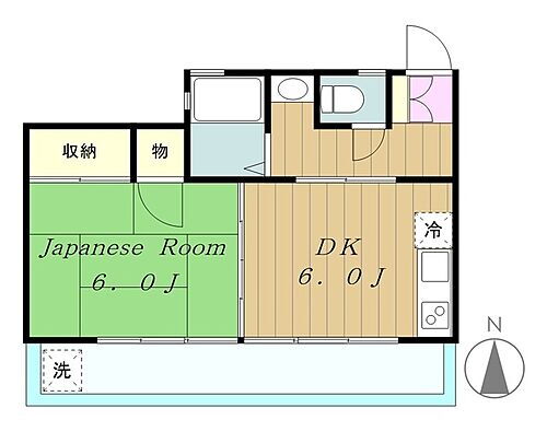 東京都日野市落川1099-10 百草園駅 1DK アパート 賃貸物件詳細