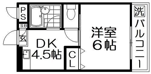大阪府寝屋川市香里北之町 香里園駅 1DK マンション 賃貸物件詳細