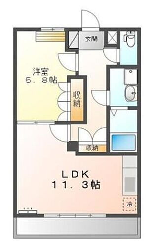 新潟県新潟市江南区亀田向陽3丁目18-5 亀田駅 1LDK アパート 賃貸物件詳細