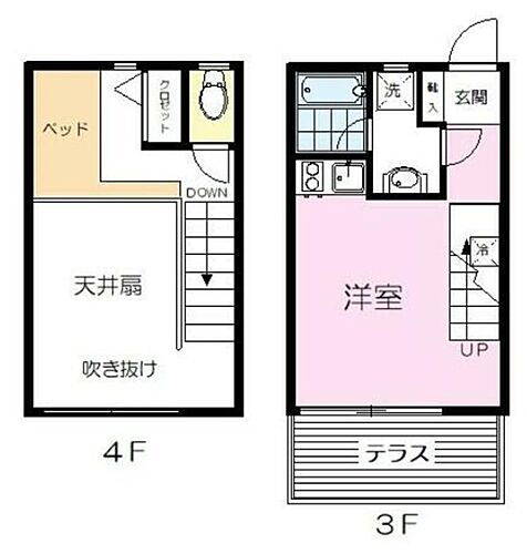 エスパス 3階 1LK 賃貸物件詳細
