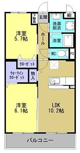 鹿児島県鹿児島市郡山町 鹿児島中央駅 2LDK マンション 賃貸物件詳細