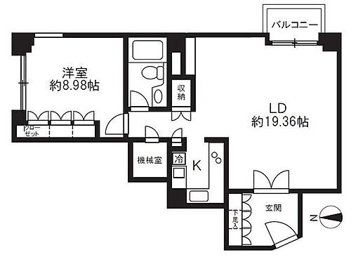 東京都港区元麻布1丁目 麻布十番駅 1LDK マンション 賃貸物件詳細