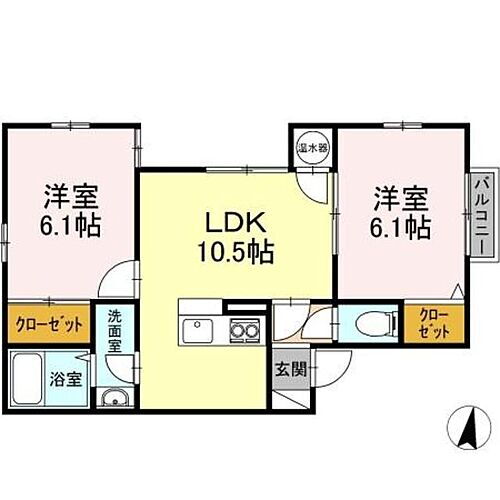 新潟県新潟市中央区新和1丁目1-45 新潟駅 2LDK アパート 賃貸物件詳細