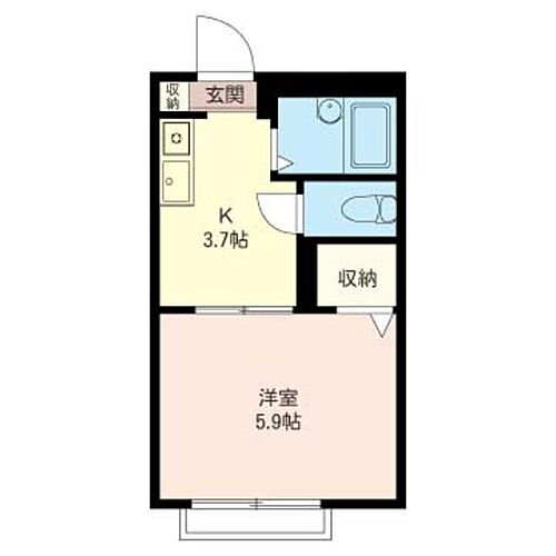 東京都新宿区須賀町10-15 四ツ谷駅 1K アパート 賃貸物件詳細