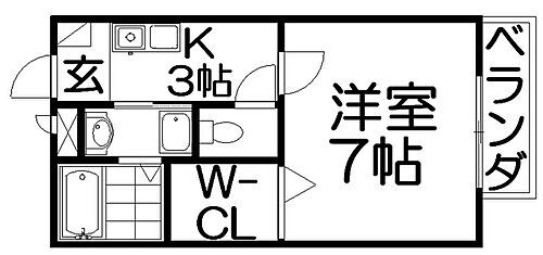大阪府寝屋川市香里北之町 香里園駅 1K アパート 賃貸物件詳細