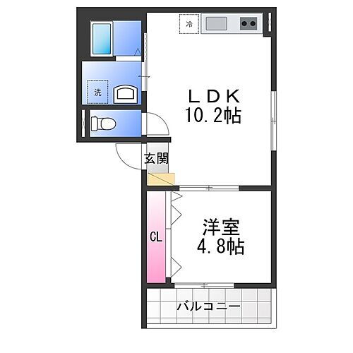 大阪府高石市羽衣1丁目 羽衣駅 1LDK アパート 賃貸物件詳細