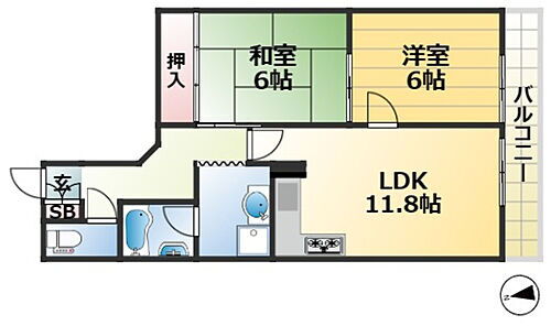 兵庫県神戸市長田区片山町５丁目 長田駅 2LDK マンション 賃貸物件詳細