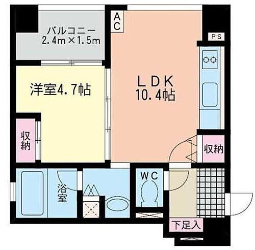福岡県福岡市南区高宮1丁目6-9 西鉄平尾駅 1LDK マンション 賃貸物件詳細
