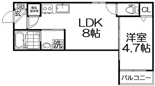 大阪府寝屋川市香里北之町 香里園駅 1LDK アパート 賃貸物件詳細