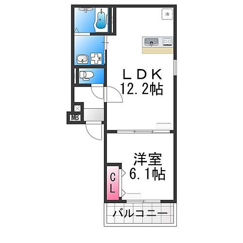 フジパレス新金岡ＩＩＩ番館 1階 1LDK 賃貸物件詳細
