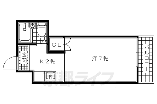 京都府宇治市六地蔵町並 六地蔵駅 1K マンション 賃貸物件詳細