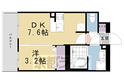 京都府京都市南区東九条北河原町 京都駅 1DK マンション 賃貸物件詳細