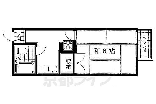 京都府京都市伏見区堀詰町 伏見駅 1K アパート 賃貸物件詳細