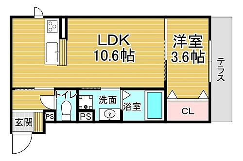 滋賀県守山市伊勢町 栗東駅 1LDK アパート 賃貸物件詳細