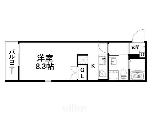 アンシェンヌ京都衣笠 1階 1K 賃貸物件詳細