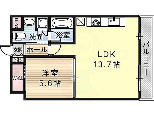 ヴェヌスタ御舟 4階 1LDK 賃貸物件詳細