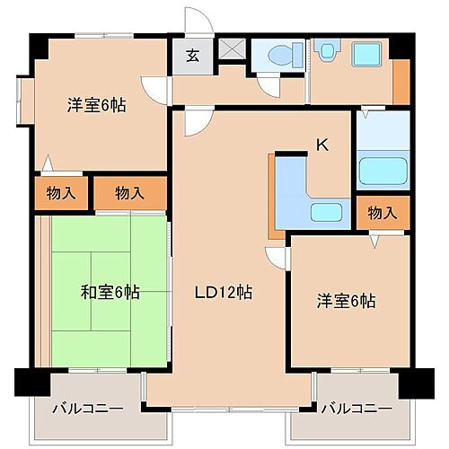 兵庫県尼崎市武庫町4丁目 武庫之荘駅 3LDK マンション 賃貸物件詳細