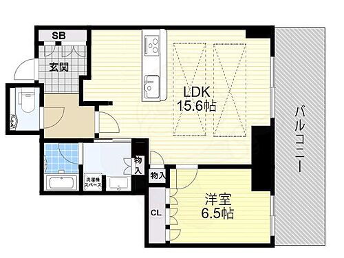 大阪府大阪市北区大淀南2丁目 福島駅 1LDK マンション 賃貸物件詳細