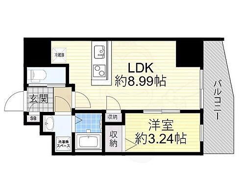 ＡｒｔｉｚＡ西長堀 8階 1LDK 賃貸物件詳細