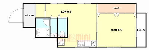 大阪府大阪市西淀川区姫島２丁目 テラスハウス