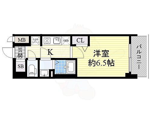 プレサンス上町台筆ヶ崎　ＮＯＲＴＨ 9階 1K 賃貸物件詳細