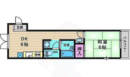 京都府京都市西京区大枝沓掛町 上桂駅 1DK アパート 賃貸物件詳細