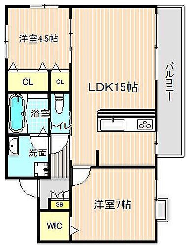 モンターニュルミエール 1階 2LDK 賃貸物件詳細