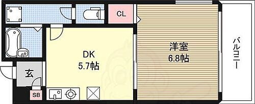 大阪府大阪市淀川区十三元今里1丁目12番11号 十三駅 1DK マンション 賃貸物件詳細