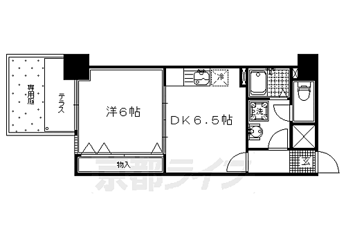 京都府京都市上京区今出川通堀川西入西船橋町 今出川駅 1DK マンション 賃貸物件詳細