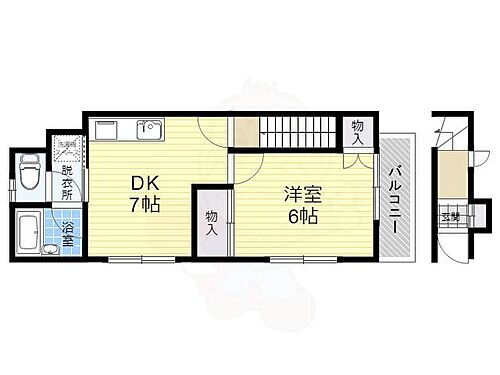 大阪府大阪市東淀川区淡路5丁目12番5号 淡路駅 1DK アパート 賃貸物件詳細