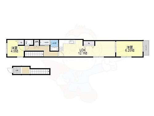 Ｃａｓａ　Ｆａｍ　豊中 2階 2LDK 賃貸物件詳細