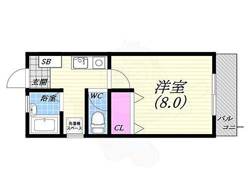 兵庫県芦屋市東山町 芦屋駅 ワンルーム アパート 賃貸物件詳細