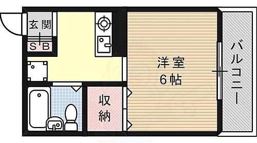 クレール六甲 2階 1K 賃貸物件詳細